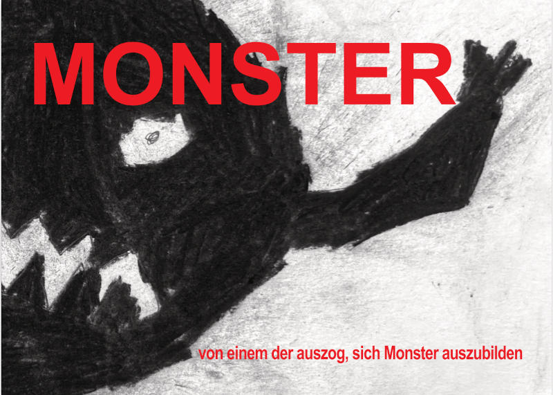 Postkarte zur Ausstellung "Monster"