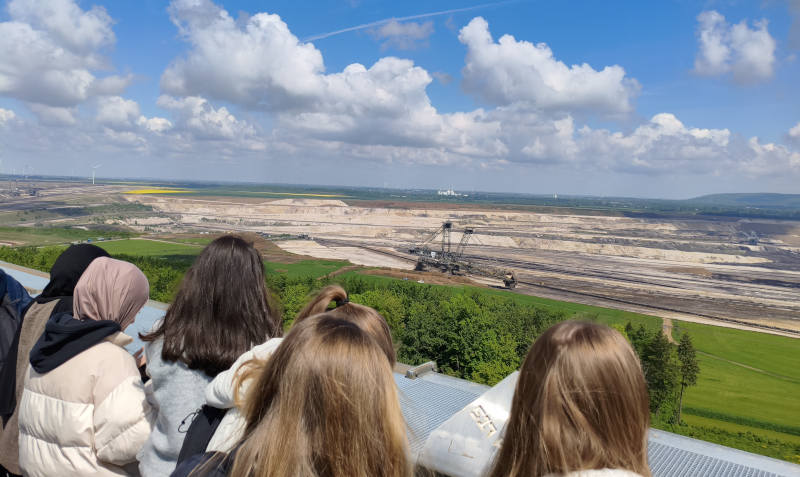 Blick in den Tagebau Inden